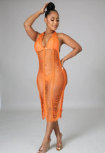 Carregar imagem no visualizador da galeria, Shimmy Cover Up (Orange )
