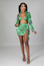 Load image into Gallery viewer, Jaded Skirt Set Green
