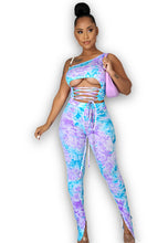 Carregar imagem no visualizador da galeria, Lavander Swirl Pant Set
