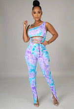 Carregar imagem no visualizador da galeria, Lavander Swirl Pant Set
