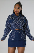 Load image into Gallery viewer, Valencia Denim Skirt Set
