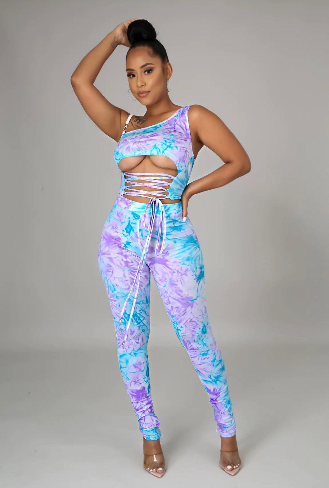 Lavander Swirl Pant Set