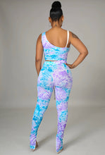 Cargar imagen en el visor de la galería, Lavander Swirl Pant Set
