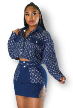 Load image into Gallery viewer, Valencia Denim Skirt Set
